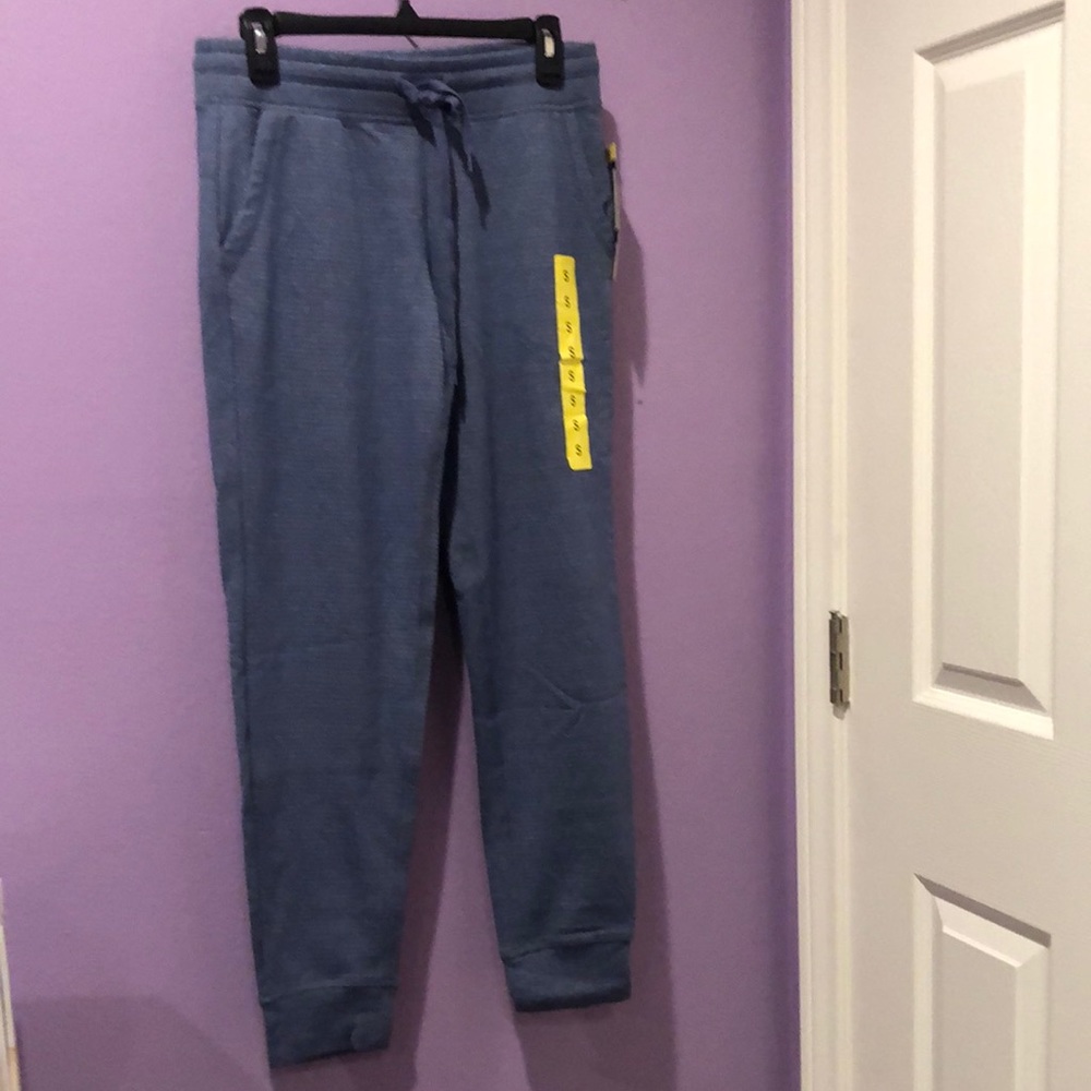 New Champion Size Small Light Blue Stripe Lounge Pants